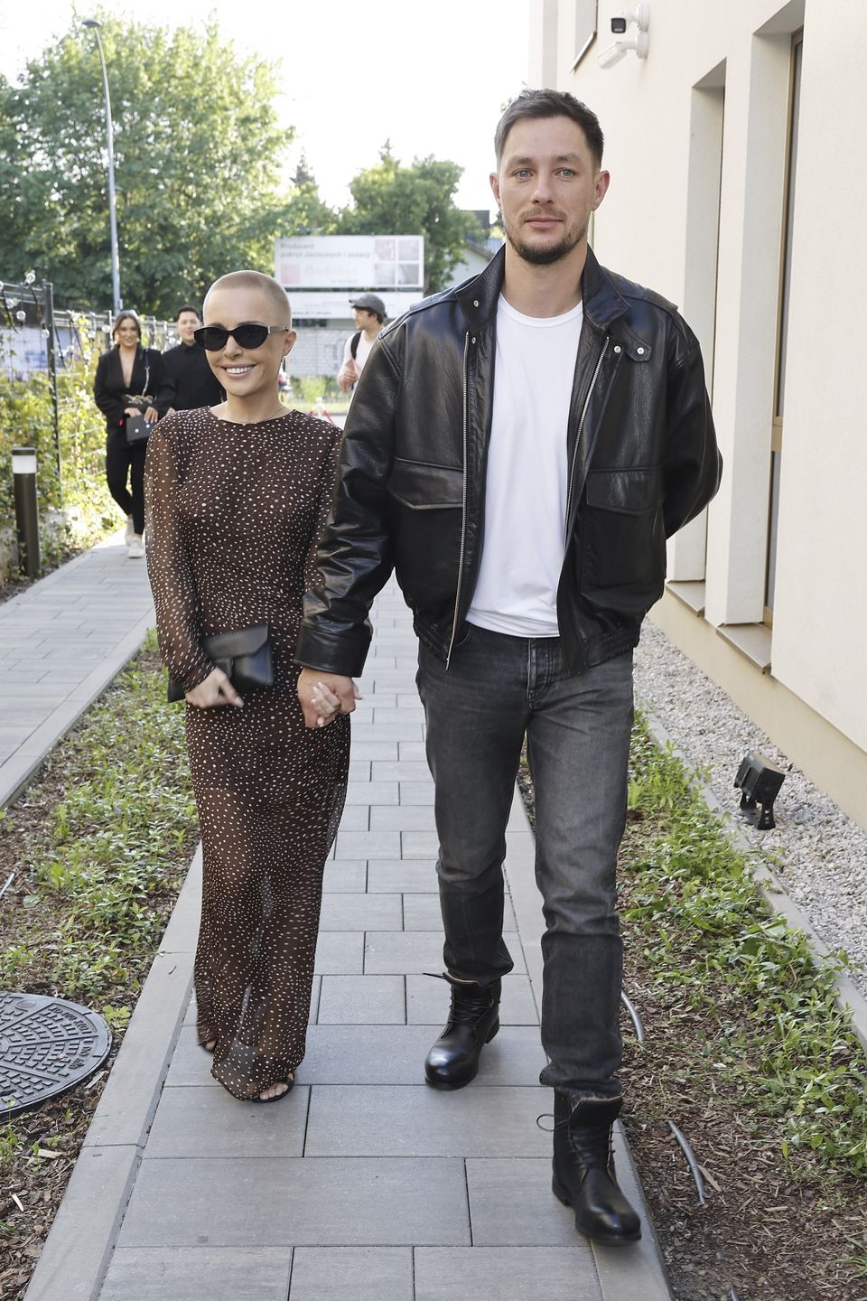 Blanka Lipińska z partnerem 