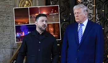 Trump mówi o eksplozjach w Rosji. Obok stał Zełenski