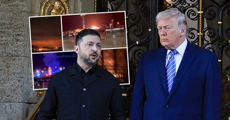 Trump mówi o eksplozjach w Rosji. Obok stał Zełenski