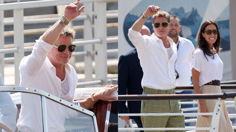 Brad Pitt przyleciał do Wenecji z młodszą o 27 LAT ukochaną