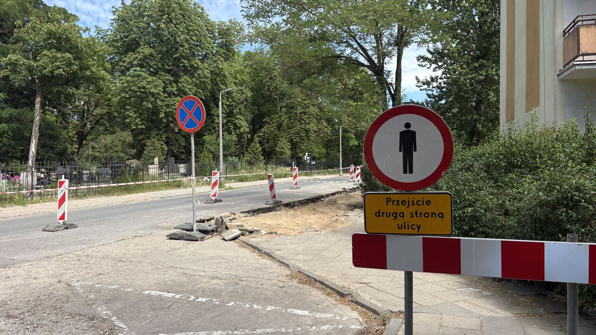 Trwa remont na ul. Gałczyńskiego. 