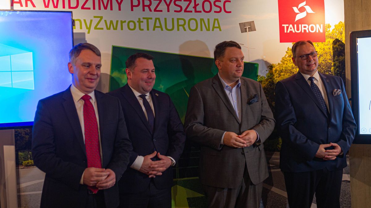 Podpisanie listu intencyjnego o współpracy w zakresie budowy niskoemisyjnych źródeł energii pomiędzy KGHM a TAURONEM. 