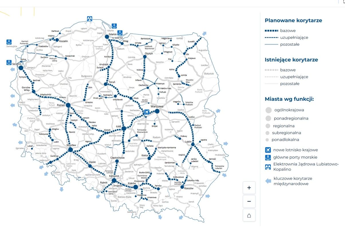 Schemat Zintegrowanej Sieci Kolejowej