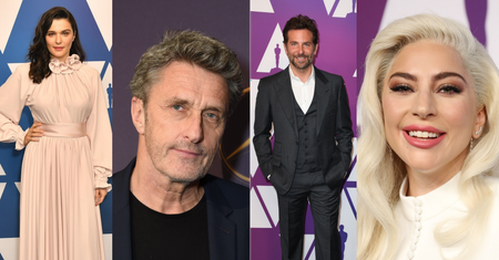 Paweł Pawlikowski, Lady Gaga i inni nominowani pozują na dorocznym lunchu oscarowym (ZDJĘCIA)