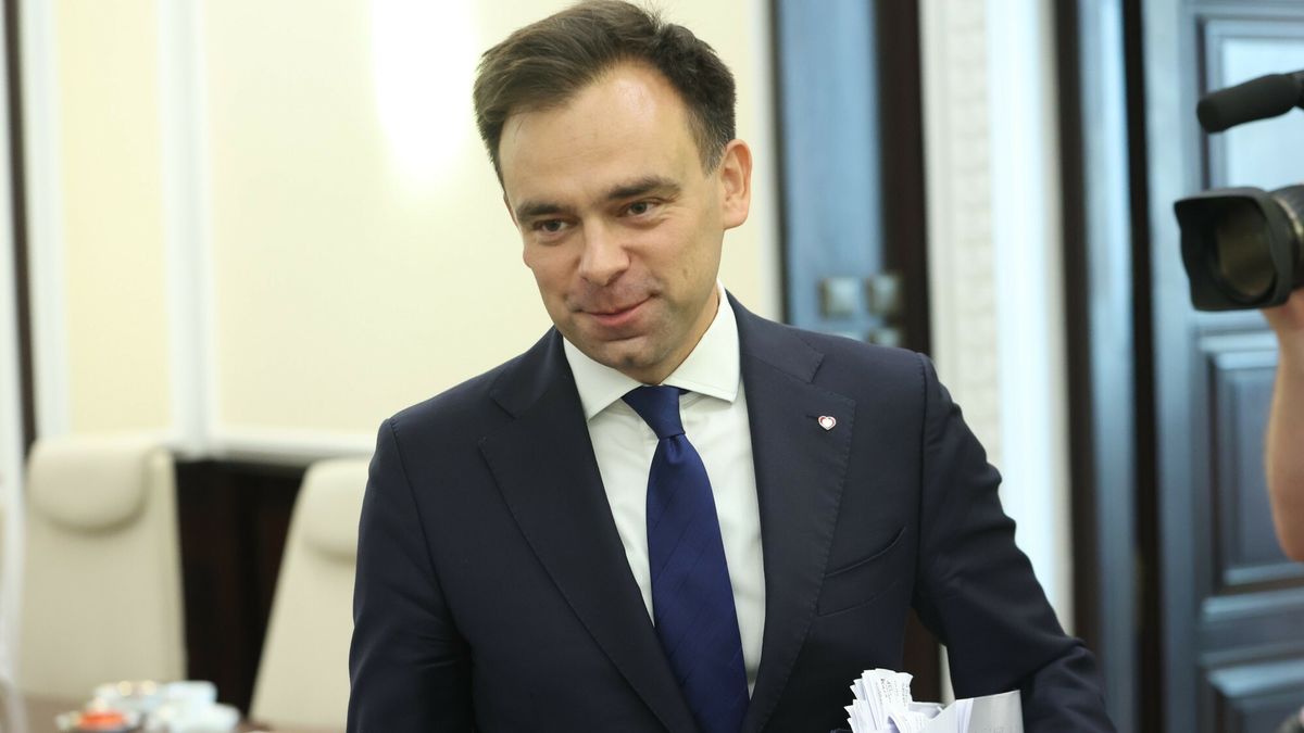 Minister finansów Andrzej Domański