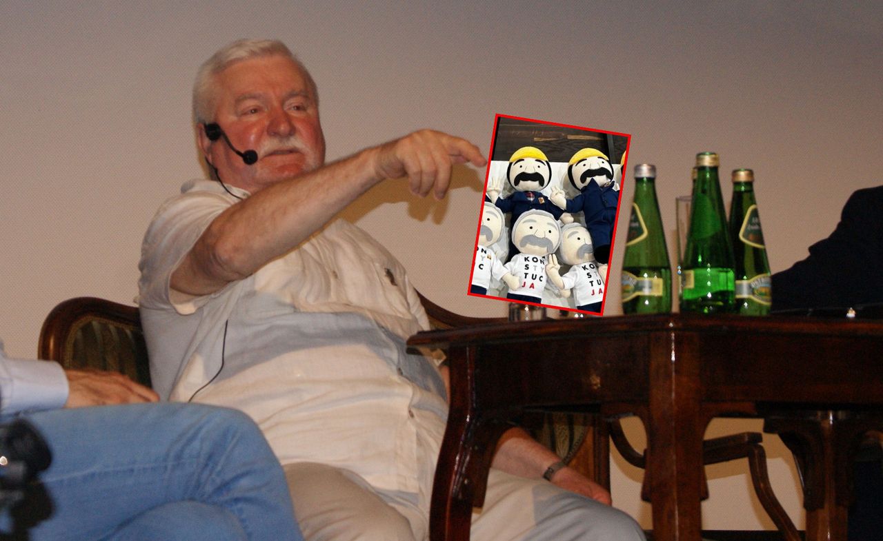 Droga maskotka Wałęsy. Internet kpi nie tylko z ceny