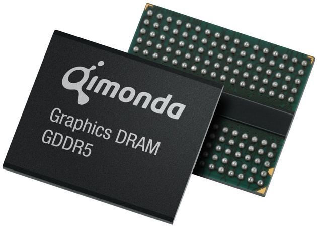 Qimonda pamięć GDDR5 zdjęcie