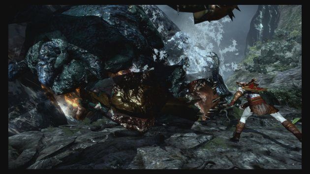 God of War III Remastered  walke z potworem