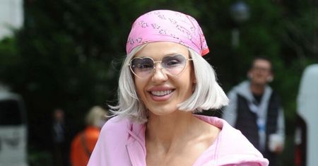 W takim stroju przyszła na Polsat Hit Festiwal. Szybko się przebrała