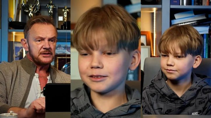 Cezary Pazura pokazał 13-letniego syna