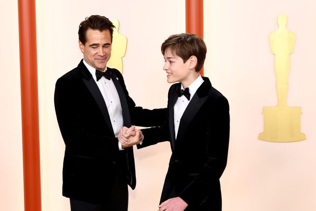 Colin Farrell and Henry Tadeusz Farrell