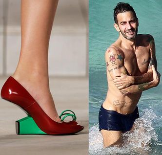 Marc Jacobs PRZYKLEJA buty modelkom!