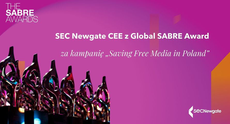 Globalna nagroda SABRE dla TVN WBD i SEC Newgate CEE