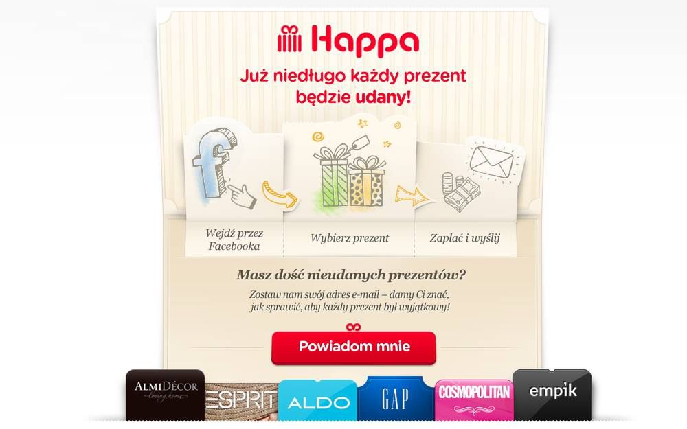 Jak znaleźć idealny prezent? Już niebawem pomoże w tym Happa.pl 2