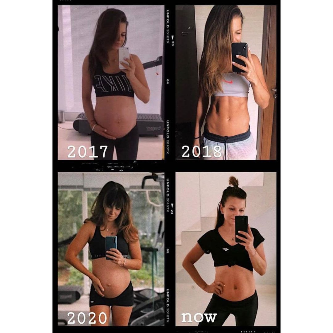 Anna Lewandowska chwali się figurą po ciąży
