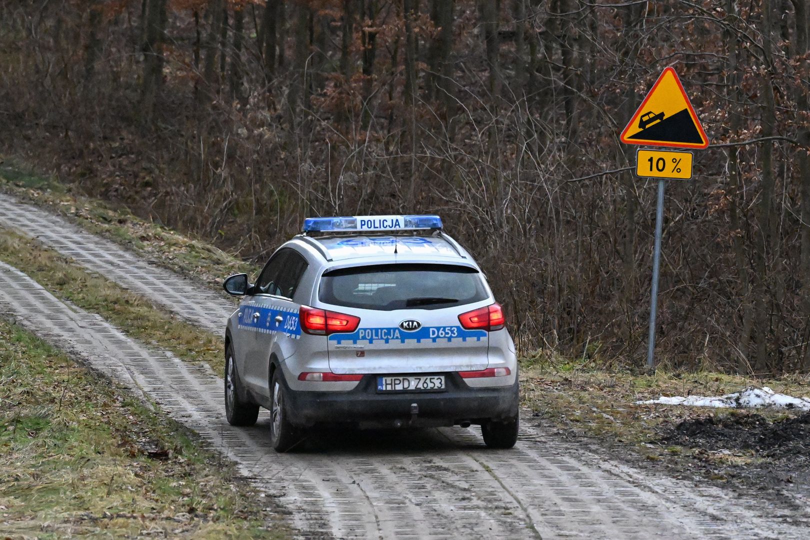 Spadł w pobliżu Olsztyna. Na obudowie oznaczenia cyrylicą