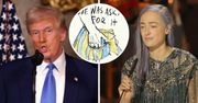 Damięcka odpowiedziała mocną grafiką na słowa Trumpa o Ukrainie. Internauci: "W punkt"