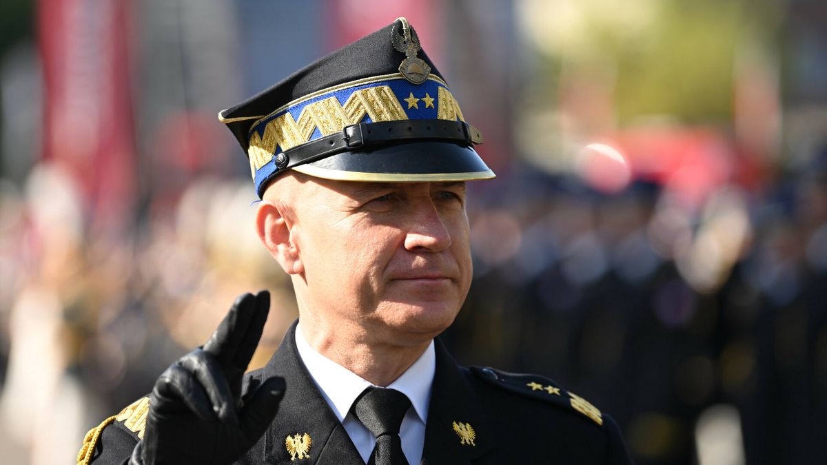 Komendant Główny Państwowej Straży Pożarnej Andrzej Bartkowiak