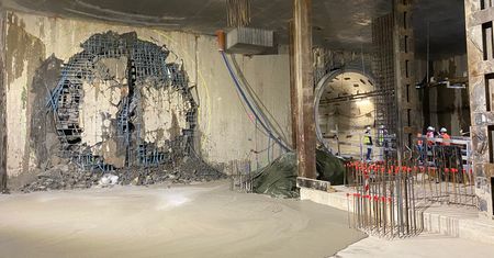 Warszawa. Nowy Czasowy Punkt Informacyjny budowy metra na Zaciszu