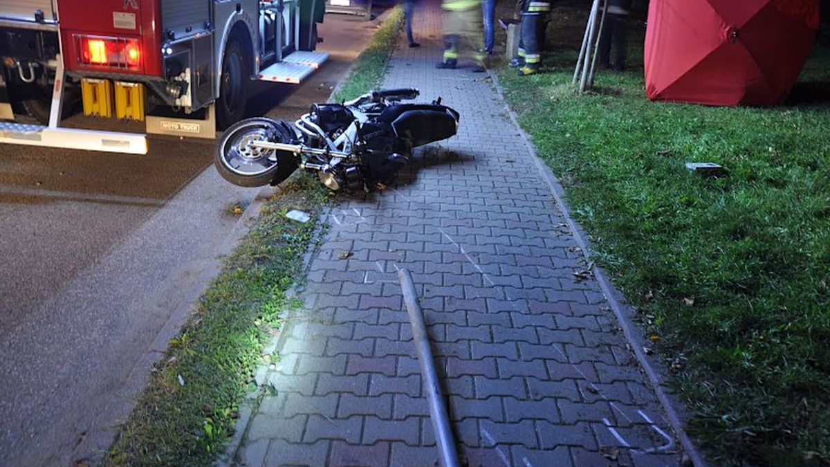 Tragiczna śmierć motocyklisty w Kisielicach