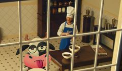 Krowa podlizująca się kucharzowi Wedla w reklamie Czekotubki (wideo)