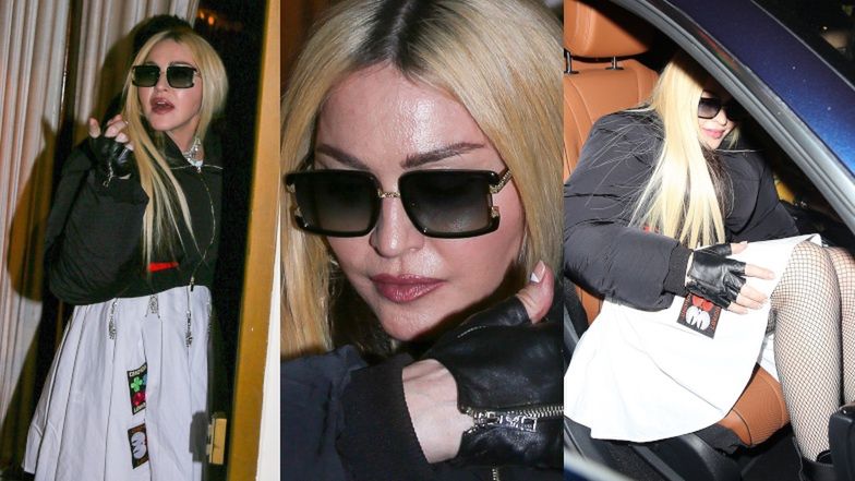 Wiecznie młoda Madonna odwiedza restaurację w Los Angeles