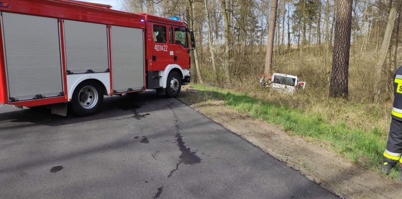 Wypadek w Strzeleckim Gaju. Na miejscu LPR