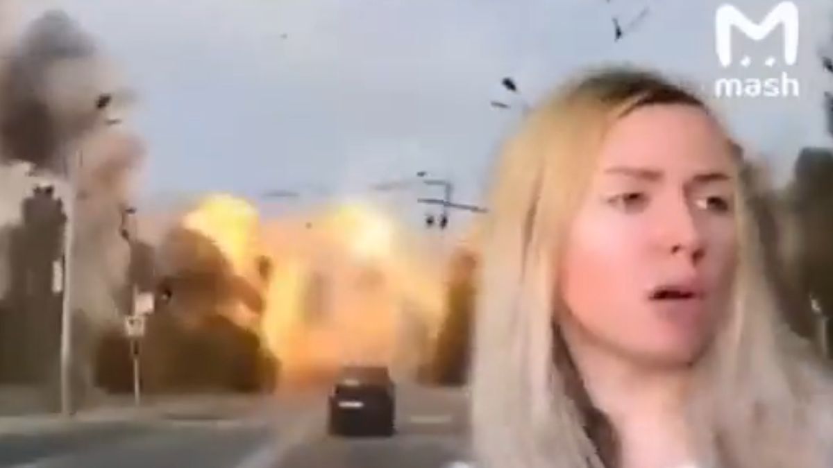 Rosjanka cieszy się z ostrzałów rakietowych ukraińskich miast 