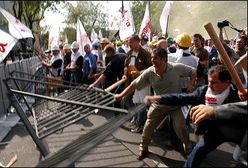 Starcia górników z policją