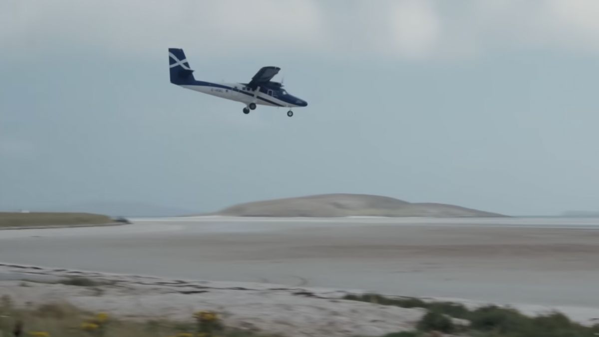 Lotnisko Barra znajduje się w Szkocji 