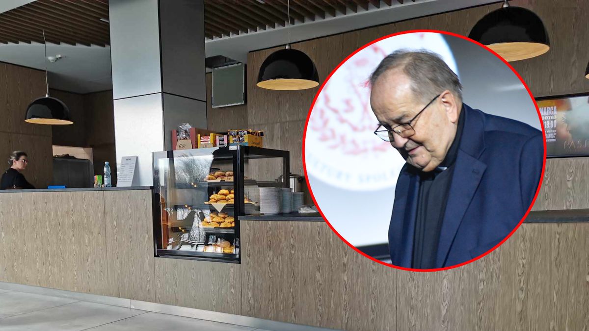 Tak prezentuje się bufet w muzeum o. Tadeusza Rydzyka