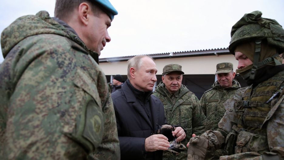 Władimir Putin na spotkaniu z żołnierzami