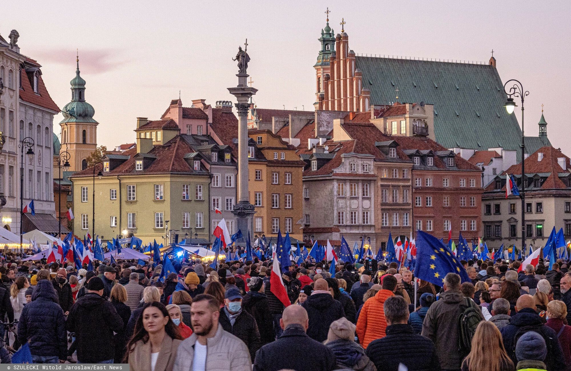 Protesty proeuropejskie po decyzji TK 