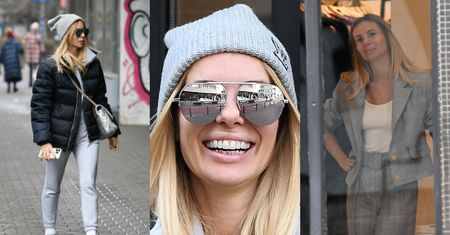 Odziana w markowe dodatki Izabela Janachowska buszuje w butiku i posyła paparazzi szerokie uśmiechy (ZDJĘCIA)