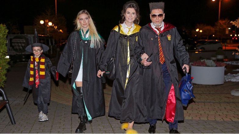 Urodziny Krzysztofa Rutkowskiego Juniora w stylu Harry'ego Pottera: przebrani goście, wielki tort i EFEKTY SPECJALNE