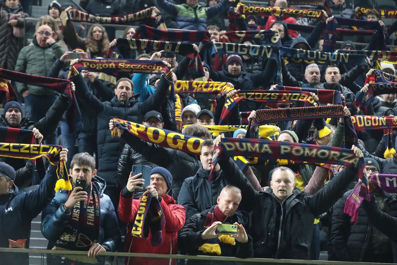 W sezonie 2024/25 kibice Pogoni bardzo licznie wypełniali Stadion im. Floriana Krygiera w Szczecinie