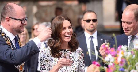 Kate i William w Gdańsku: wódka ze złotem, pierogi, bursztyny i wiwatujące tłumy (ZDJĘCIA)