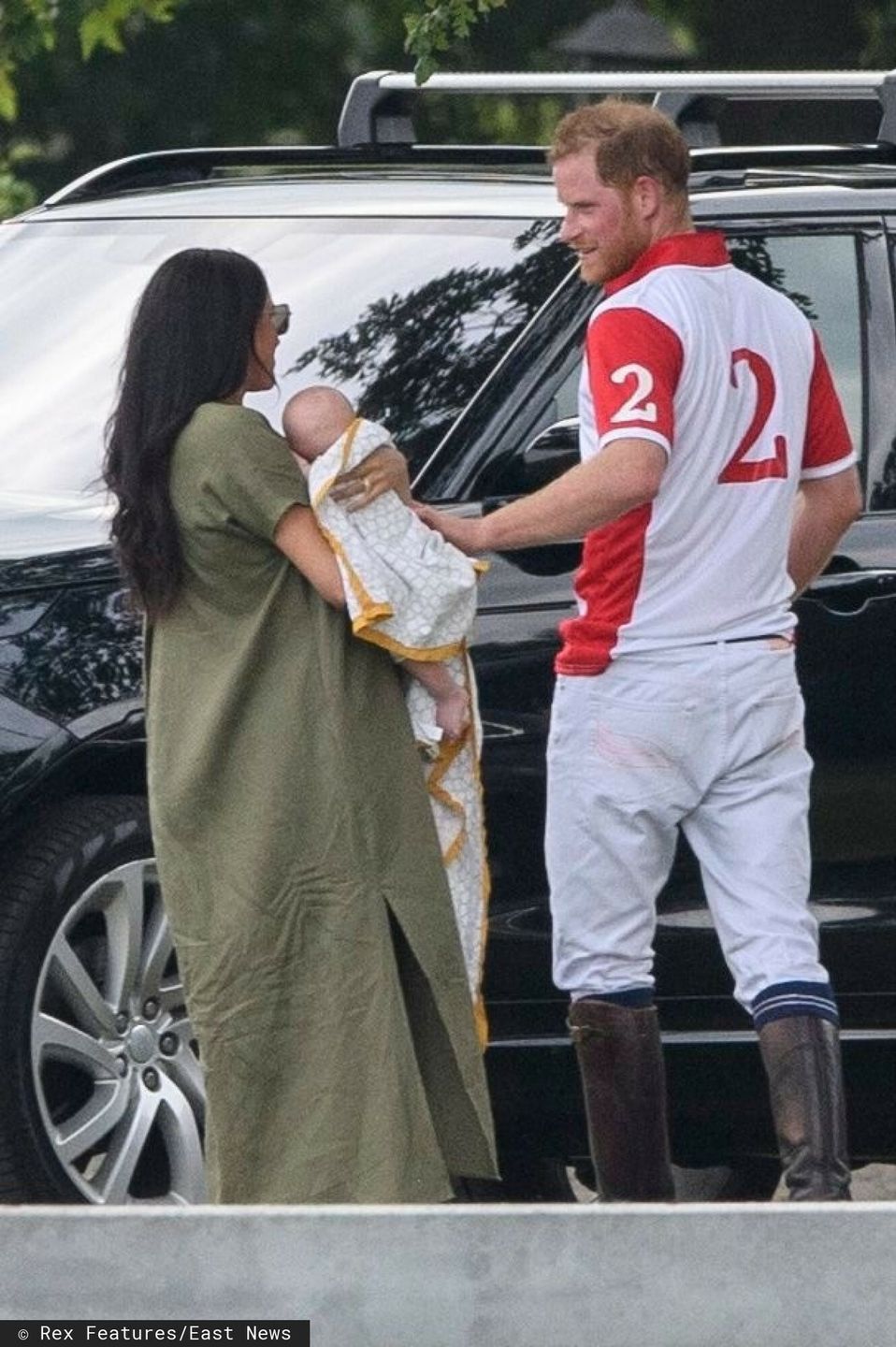 Meghan Markle, książę Harry i Archie 