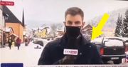 Wpadka w TVP w transmisji na żywo. Spójrzcie na bohatera drugiego planu