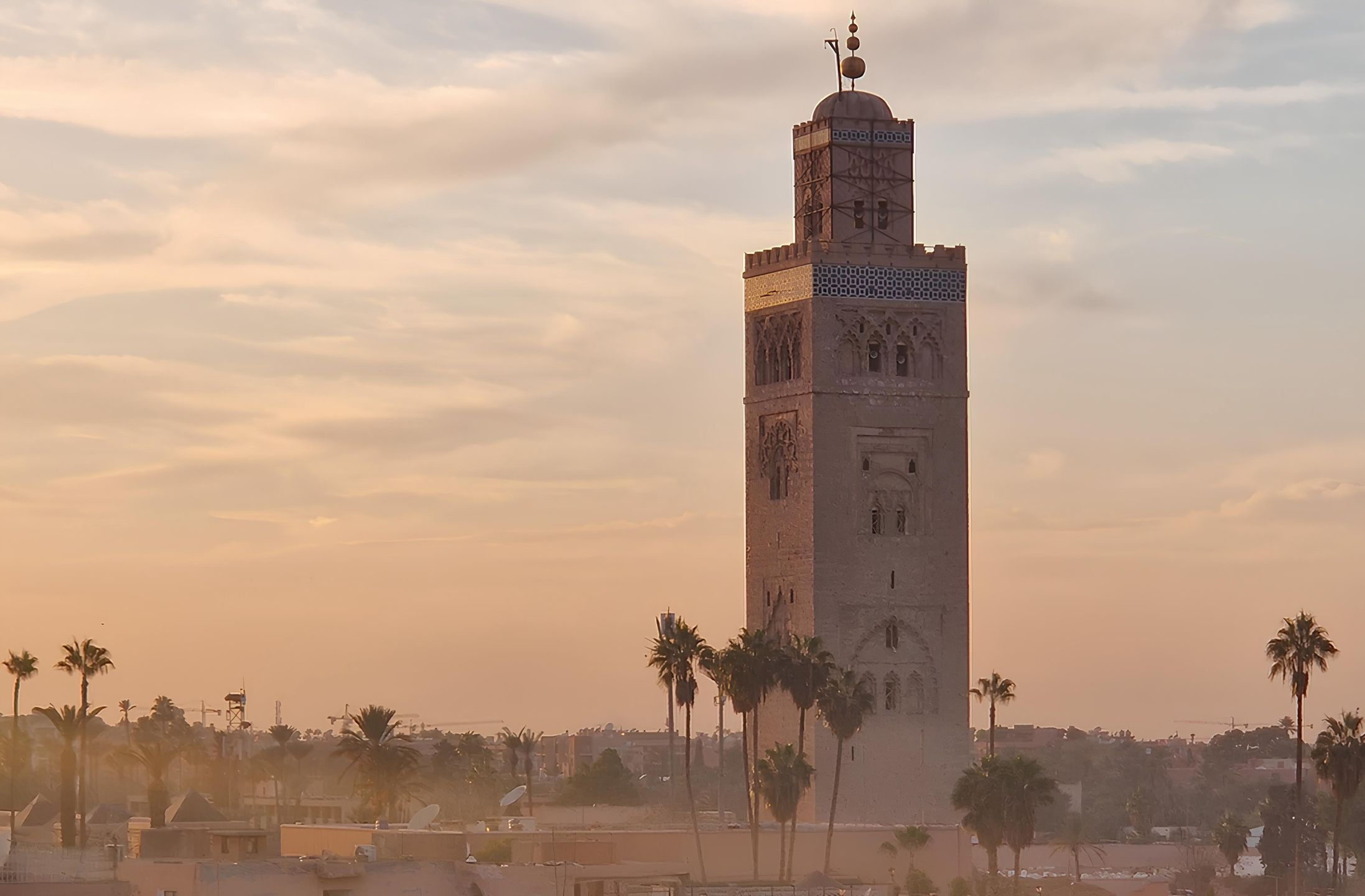 Meczet w Marrakeszu robi wrażenie