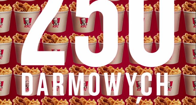 KFC rozda dziś ponad 60 tysięcy darmowych kubełków