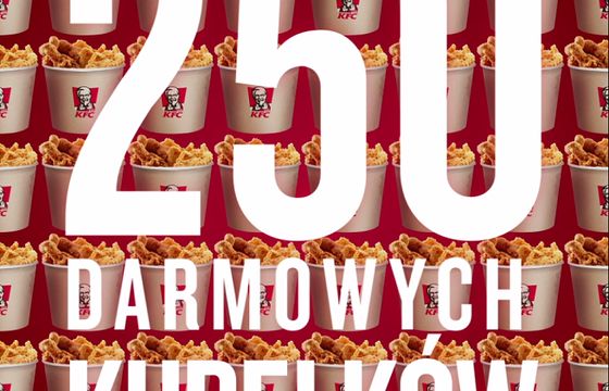KFC rozda dziś ponad 60 tysięcy darmowych kubełków