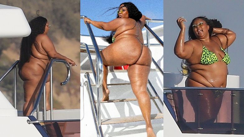 Lizzo wygrzewa się na jachcie