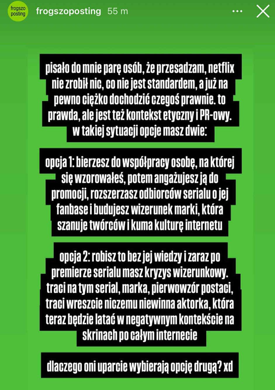 Influencerka oskarża Netfliksa o kradzież wizerunku
