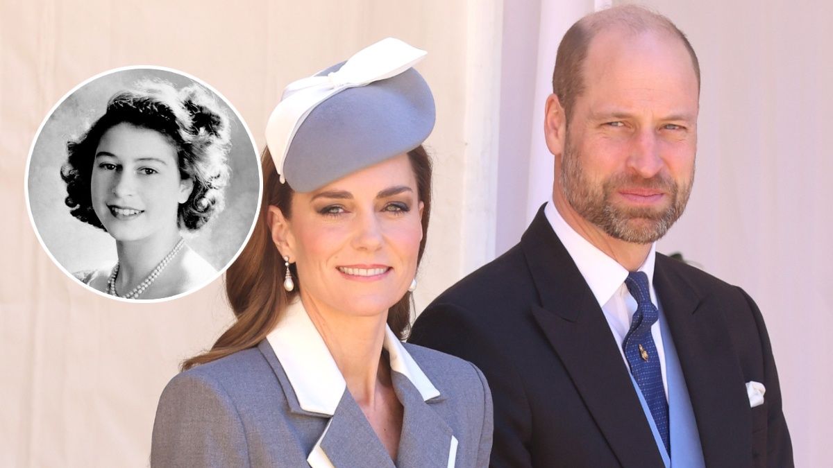 Królowa Elżbieta II, William i Kate