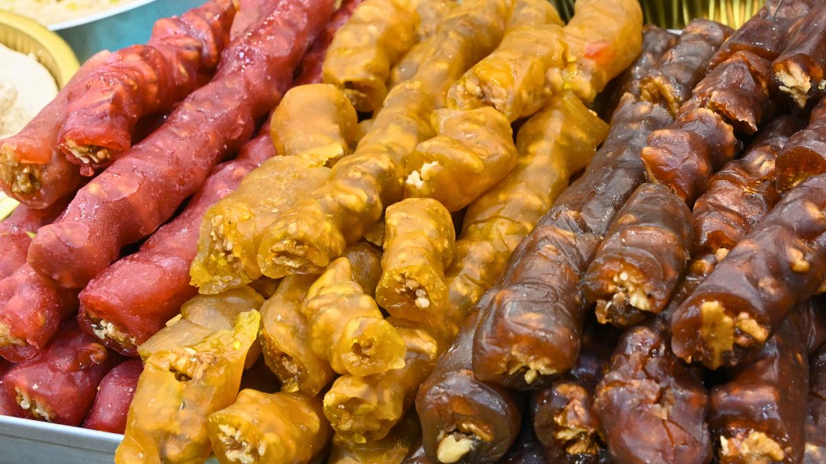 Słodka czurczchela dla miłośników orzechów