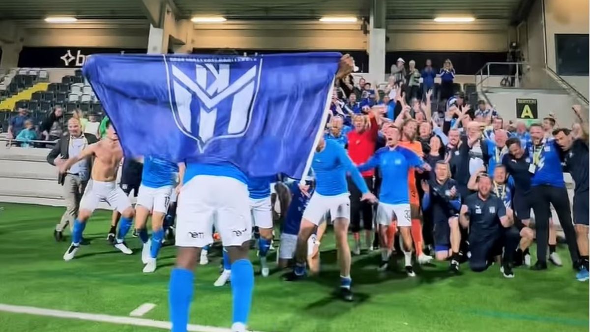 KI Klaksvik po meczu z BK Hacken