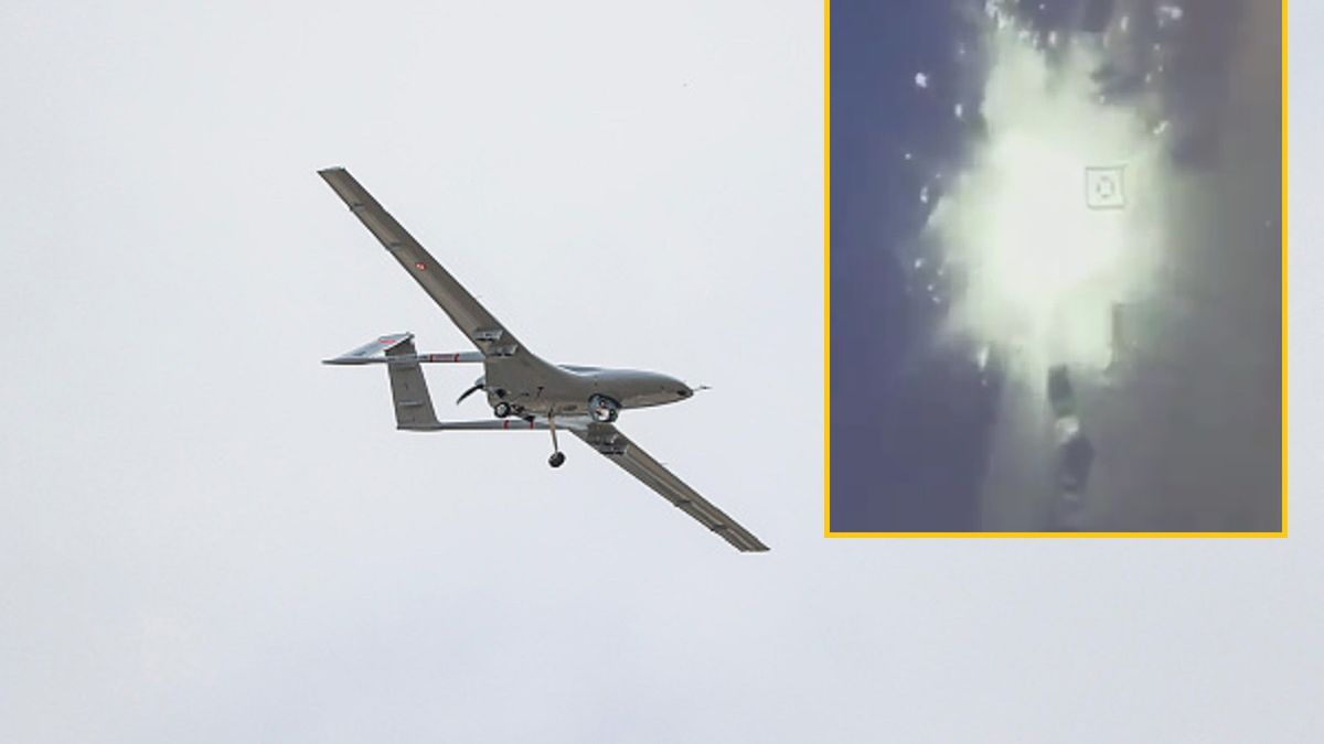 Ukraiński dron zniszczył rosyjskie czołgi 