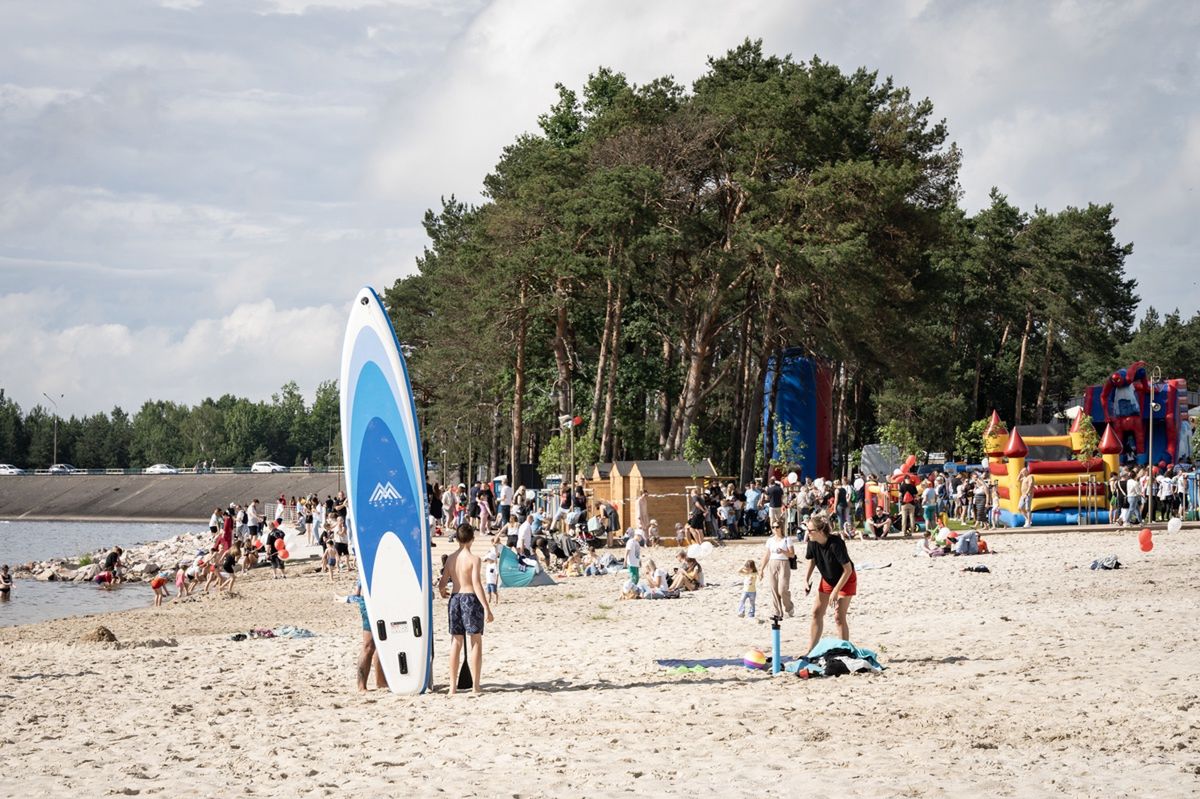 Plaża jak nad Bałtykiem. Mieszkańcy i turyści pokochali to miejsce