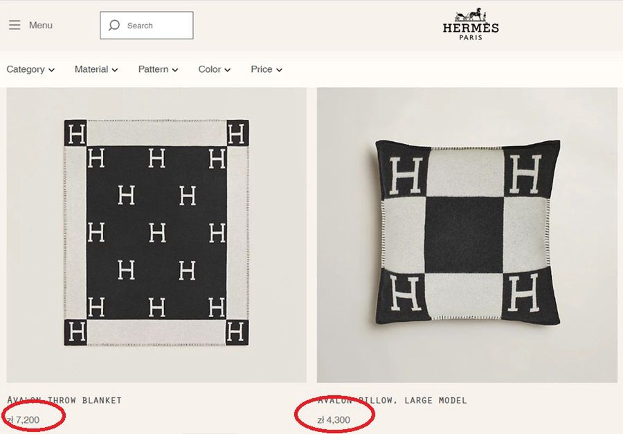 Andziaks i Luka kupują dodatki w salonie Hermes